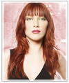 Long red hair